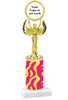 Animal Print Column Trophy. add your logo or custom art work!  Choice of animal print, trophy height and base.  (80087