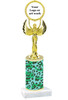 Animal Print Column Trophy. add your logo or custom art work!  Choice of animal print, trophy height and base.  (80087