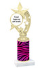 Animal Print Column Trophy. add your logo or custom art work!  Choice of animal print, trophy height and base.  (h208