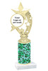 Animal Print Column Trophy. add your logo or custom art work!  Choice of animal print, trophy height and base.  (h208