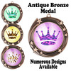 Animal Print Medal.  Antique Bronze medal finish.   Includes free engraving and neck ribbon.