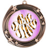Animal Print Medal.  Antique Bronze medal finish.   Includes free engraving and neck ribbon.  930B2