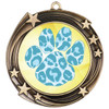 Animal Print Medal.  Antique Gold medal finish.   Includes free engraving and neck ribbon. 930g2