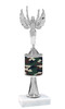 Camo Trophy  with choice of figure and trophy height.  Trophy heights starts at 10" tall  - stem 002