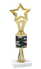 Camo Trophy  with choice of figure and trophy height.  Trophy heights starts at 10" tall  - stem 002