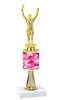 Camo Trophy  with choice of figure and trophy height.  Trophy heights starts at 10" tall  - stem 004