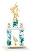 Camo Print 2-Column trophy with choice of trophy height and numerous figures available.  003