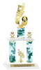 Camo Print 2-Column trophy with choice of trophy height and numerous figures available.  003