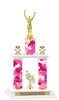 Camo Print 2-Column trophy with choice of trophy height and numerous figures available.  004