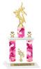 Camo Print 2-Column trophy with choice of trophy height and numerous figures available.  004