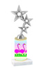  Flamingo  trophy with choice of trophy height and figure (004