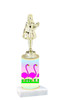  Flamingo  trophy with choice of trophy height and figure (004