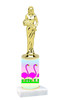  Flamingo  trophy with choice of trophy height and figure (004