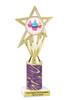 Cupcake Theme Trophy.  Choice of column color, trophy height, cupcake artwork and base!  ph30