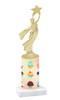 Cupcake theme  trophy with choice of trophy height and figure (002