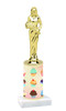 Cupcake theme  trophy with choice of trophy height and figure (002