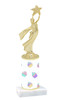 Cupcake theme  trophy with choice of trophy height and figure (003
