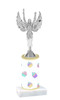 Cupcake theme  trophy with choice of trophy height and figure (003