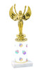 Cupcake theme  trophy with choice of trophy height and figure (003