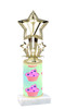 Cupcake theme  trophy with choice of trophy height and figure (005