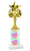 Cupcake theme  trophy with choice of trophy height and figure (005
