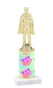 Cupcake theme  trophy with choice of trophy height and figure (005