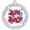 Patriotic Medal with choice of artwork. Silver  2 3/4" medal includes free neck ribbon - 938S