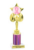 Awareness theme trophy.  Pink Prism column with choice of art work.  Numerous heights available.  7517