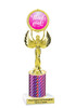 Awareness theme trophy.  Pink Prism column with choice of art work.  Numerous heights available.  80087