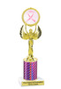 Awareness theme trophy.  Pink Prism column with choice of art work.  Numerous heights available.  80087