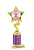 Awareness theme trophy.  Pink Prism column with choice of art work.  Numerous heights available.  80106