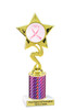 Awareness theme trophy.  Pink Prism column with choice of art work.  Numerous heights available.  80106