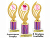  Awareness theme trophy.  Pink Prism column with choice of art work.  Numerous heights available. PH102