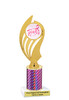  Awareness theme trophy.  Pink Prism column with choice of art work.  Numerous heights available. PH102