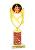 Butterfly theme trophy.  Choice of column color, trophy height and artwork.    (ph28