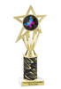 Butterfly theme trophy.  Choice of column color, trophy height and artwork.    (ph30