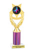 Butterfly theme trophy.  Choice of column color, trophy height and artwork.    (ph97