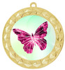 Butterfly theme medal with choice of 8 artwork designs.  935G