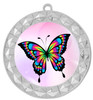 Butterfly theme medal with choice of 8 artwork designs.  935s