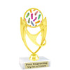 Summer - Beach theme trophy.    6" tall. Choice of art work and base.  Includes free engraving  (ph28