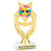 Summer - Beach theme trophy.    6" tall. Choice of art work and base.  Includes free engraving  (ph97