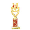 Summer - Beach theme trophy.  Choice of trophy height, column color and base. (ph97