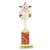 Flip Flop  theme trophy.  Choice of trophy height, column color and base. (7517