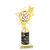 Flip Flop  theme trophy.  Choice of trophy height, column color and base. (ph27