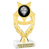 Diamond  theme trophy.    6" tall. Choice of art work and base.  (ph97