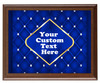 Custom Full Color Plaque.  Choice of black or brown plaque with full color plate.  5 Plaques sizes available - deco006