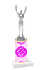 Disco theme  trophy with choice of trophy height and figure (001