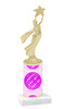 Disco theme  trophy with choice of trophy height and figure (001