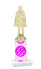 Disco theme  trophy with choice of trophy height and figure (001