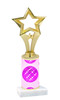 Disco theme  trophy with choice of trophy height and figure (001